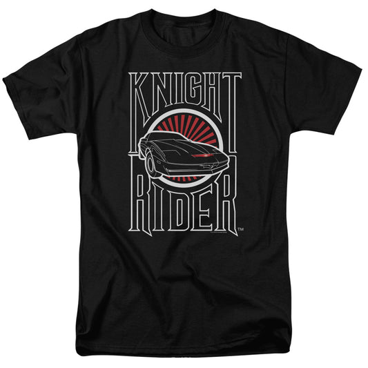 KNIGHT RIDER : LOGO S\S ADULT 18\1 BLACK 5X