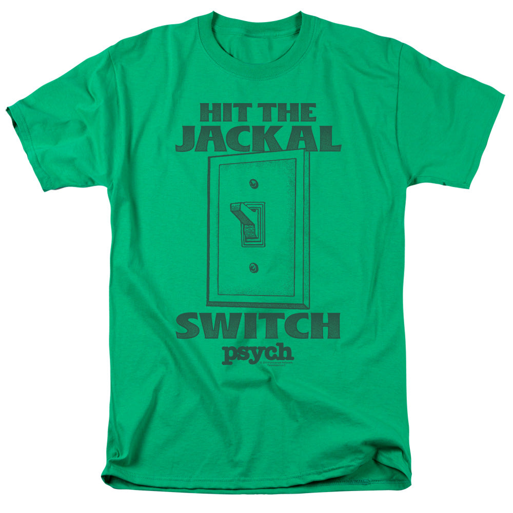 PSYCH : JACKAL SWITCH S\S ADULT 18\1 Kelly Green 2X