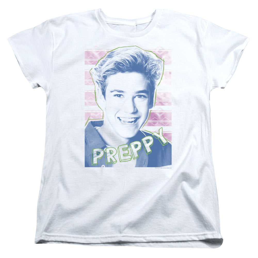 SAVED BY THE BELL : PREPPY S\S WOMENS TEE White SM
