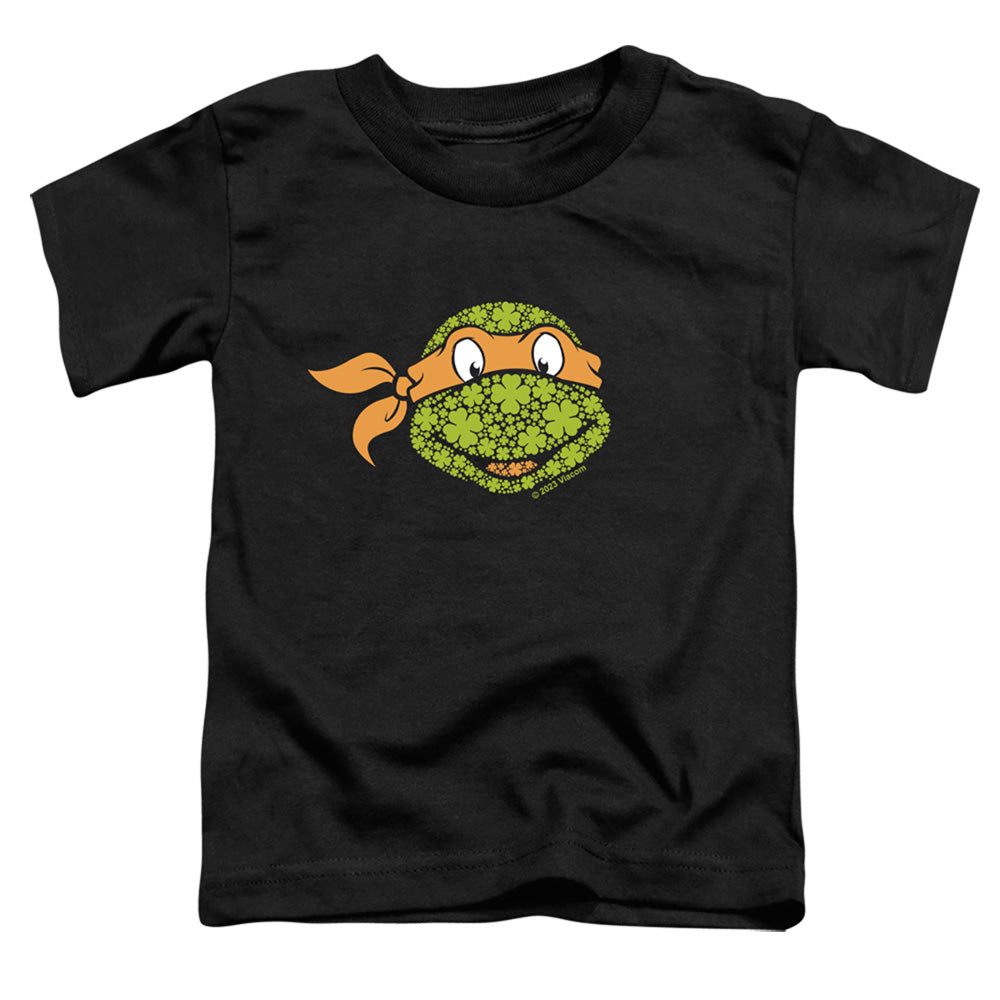 TEENAGE MUTANT NINJA TURTLES : ST. PATRICK'S DAY CLOVER MICHELANGELO S\S TODDLER TEE Black LG (4T)