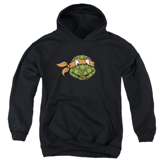 TEENAGE MUTANT NINJA TURTLES : ST. PATRICK'S DAY CLOVER MICHELANGELO YOUTH PULL OVER HOODIE Black LG