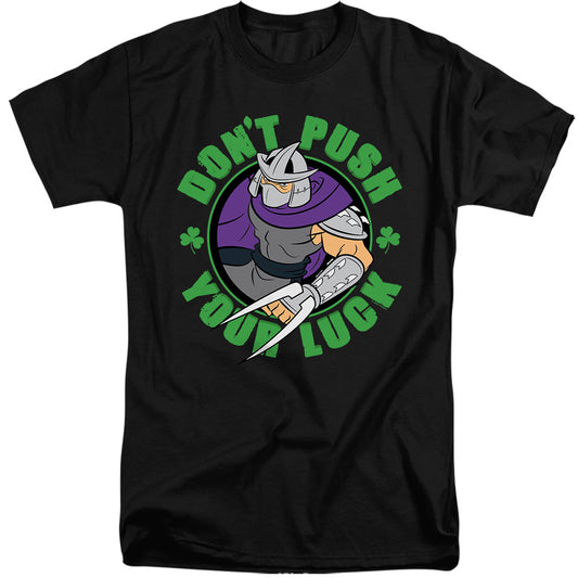 TEENAGE MUTANT NINJA TURTLES : ST. PATRICK'S DAY SHREDDER LUCK ADULT TALL FIT SHORT SLEEVE Black XL