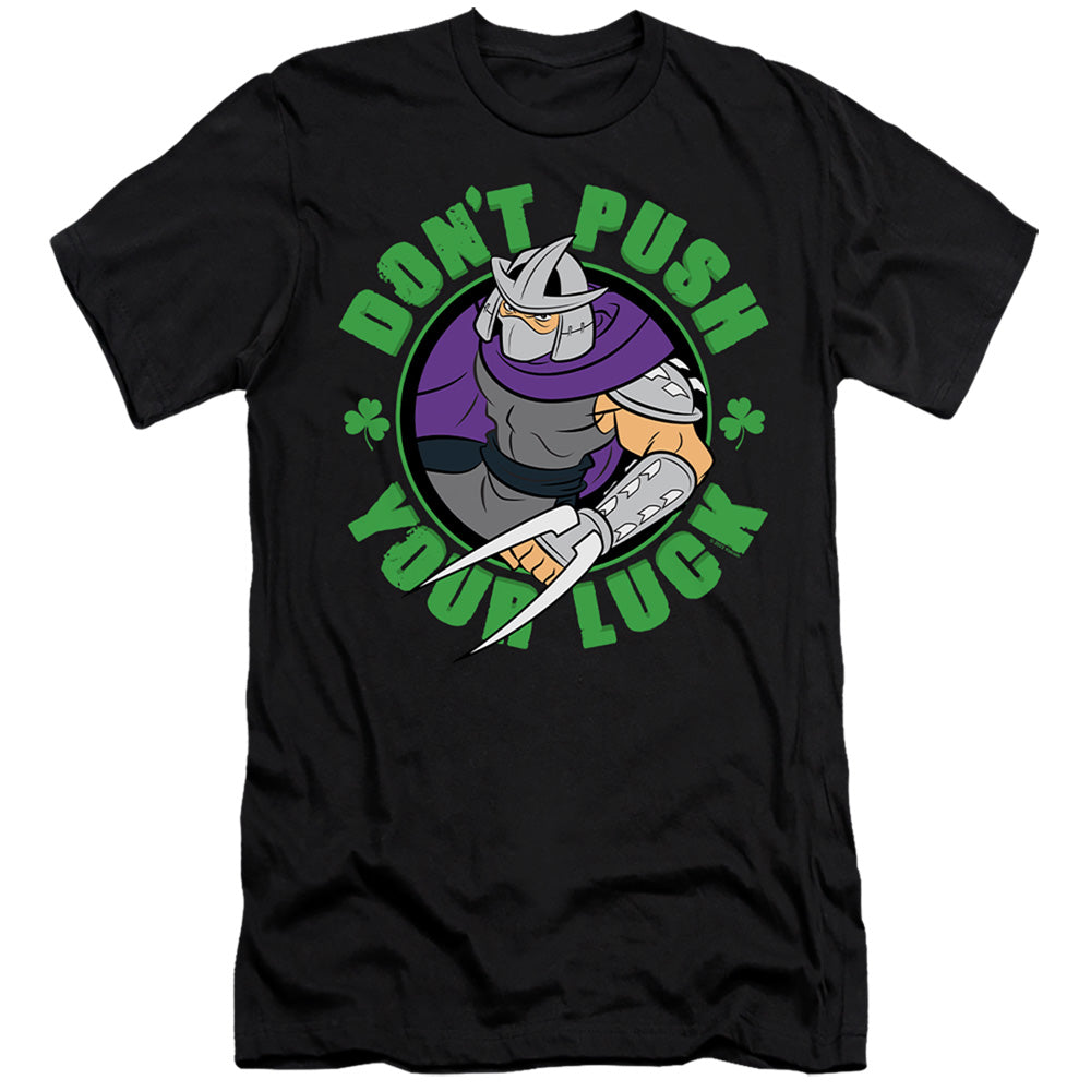 TEENAGE MUTANT NINJA TURTLES : ST. PATRICK'S DAY SHREDDER LUCK  PREMIUM CANVAS ADULT SLIM FIT 30\1 Black 2X