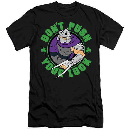 TEENAGE MUTANT NINJA TURTLES : ST. PATRICK'S DAY SHREDDER LUCK  PREMIUM CANVAS ADULT SLIM FIT 30\1 Black XL