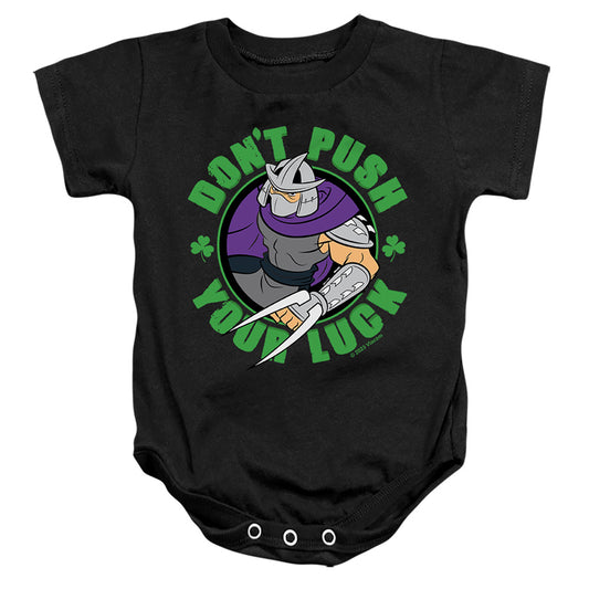 TEENAGE MUTANT NINJA TURTLES : ST. PATRICK'S DAY SHREDDER LUCK INFANT SNAPSUIT Black LG (18 Mo)