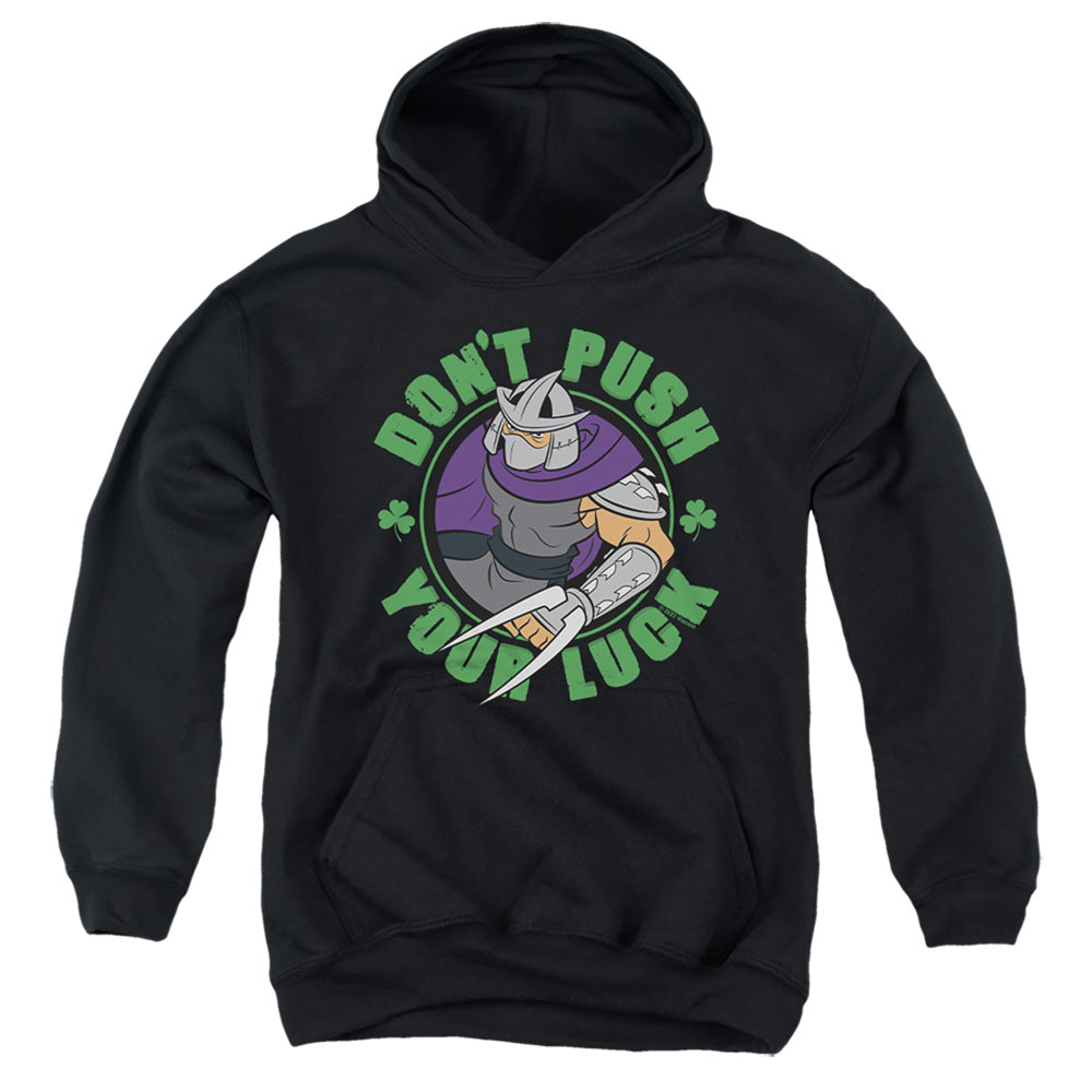 TEENAGE MUTANT NINJA TURTLES : ST. PATRICK'S DAY SHREDDER LUCK YOUTH PULL OVER HOODIE Black LG