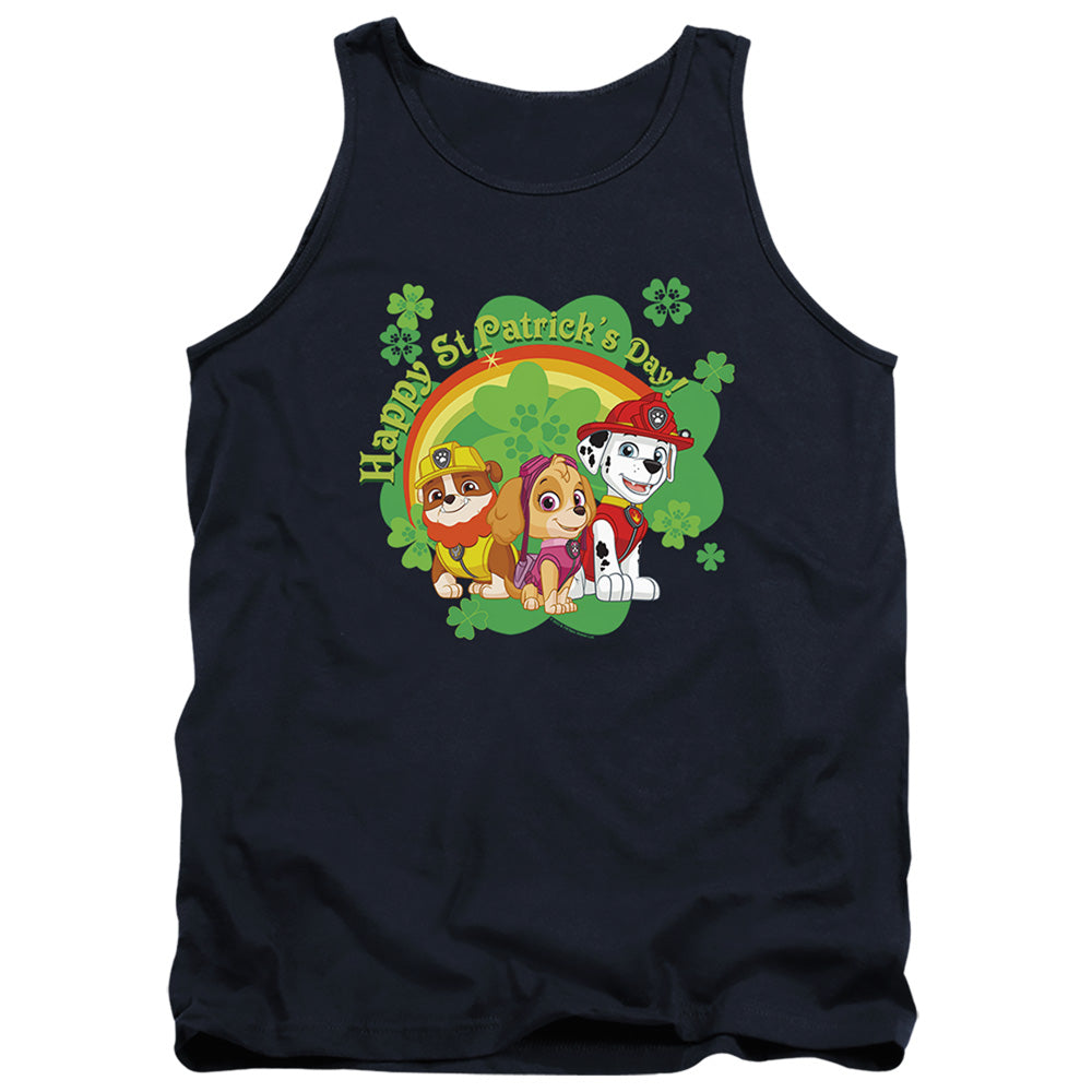 PAW PATROL : ST. PATRICK'S DAY TEAM ADULT TANK Navy 2X