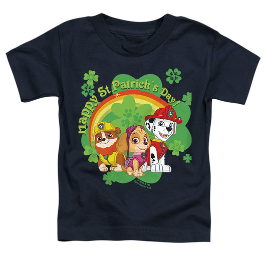 PAW PATROL : ST. PATRICK'S DAY TEAM S\S TODDLER TEE Navy LG (4T)