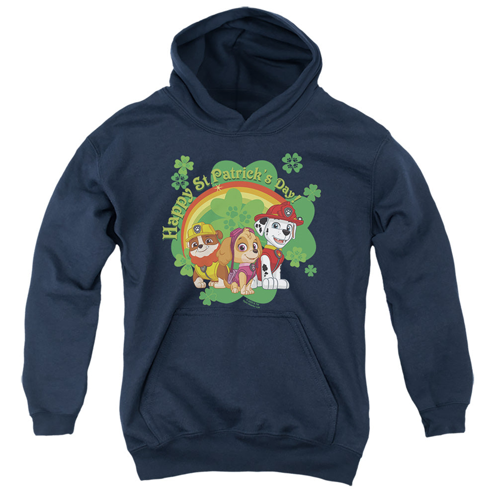 PAW PATROL : ST. PATRICK'S DAY TEAM YOUTH PULL OVER HOODIE Navy LG