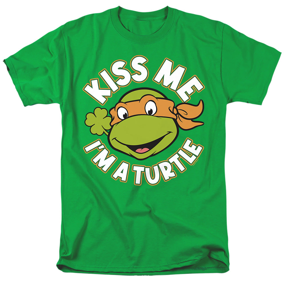 TEENAGE MUTANT NINJA TURTLES : ST. PATRICK'S DAY KISS ME S\S ADULT 18\1 Kelly Green 2X