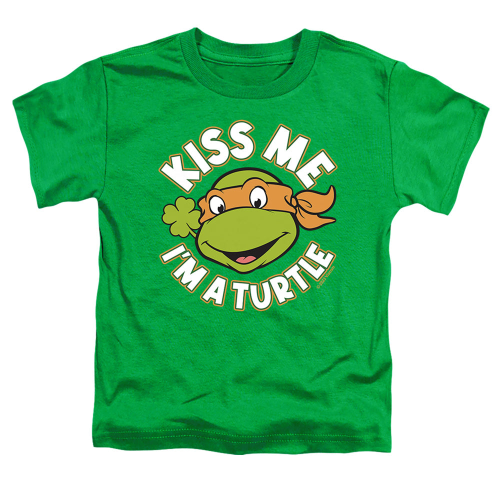 TEENAGE MUTANT NINJA TURTLES : ST. PATRICK'S DAY KISS ME S\S TODDLER TEE Kelly Green LG (4T)