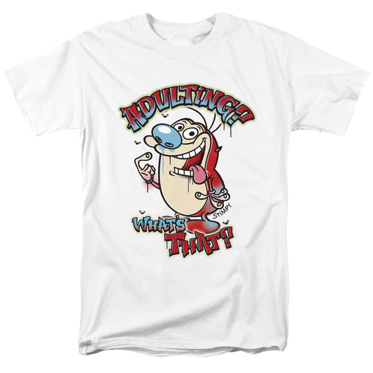 REN AND STIMPY : ADULTING WHATS THAT? S\S ADULT 18\1 White XL