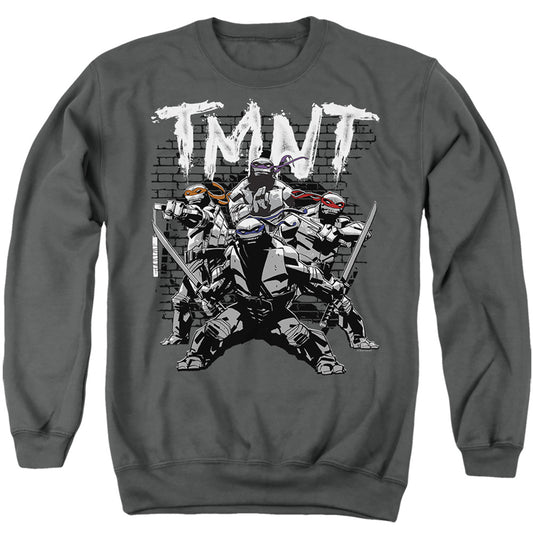 TEENAGE MUTANT NINJA TURTLES : TMNT TEAM ADULT CREW SWEAT Charcoal 2X