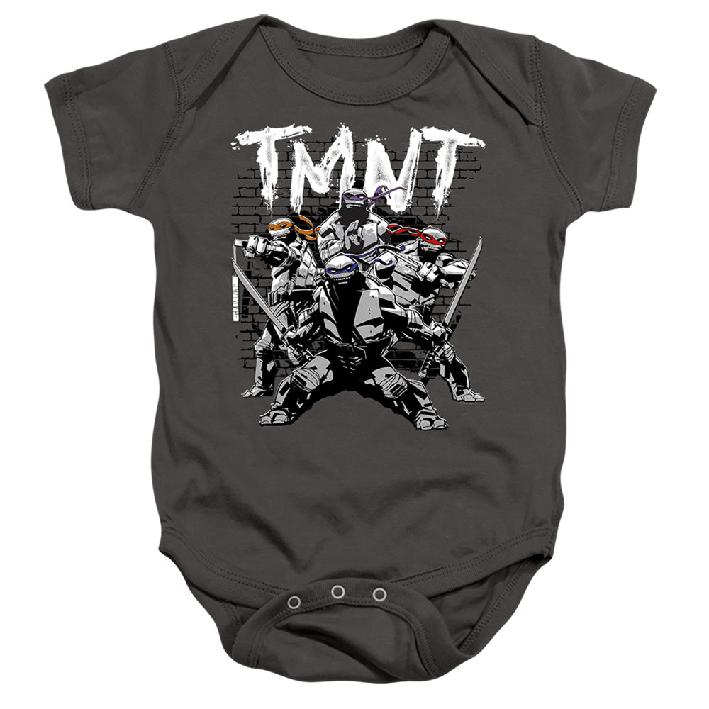 TEENAGE MUTANT NINJA TURTLES : TMNT TEAM INFANT SNAPSUIT Charcoal LG (18 Mo)