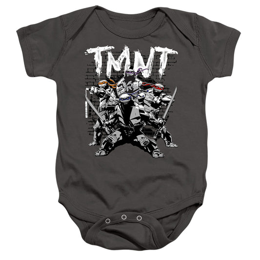 TEENAGE MUTANT NINJA TURTLES : TMNT TEAM INFANT SNAPSUIT Charcoal MD (12 Mo)