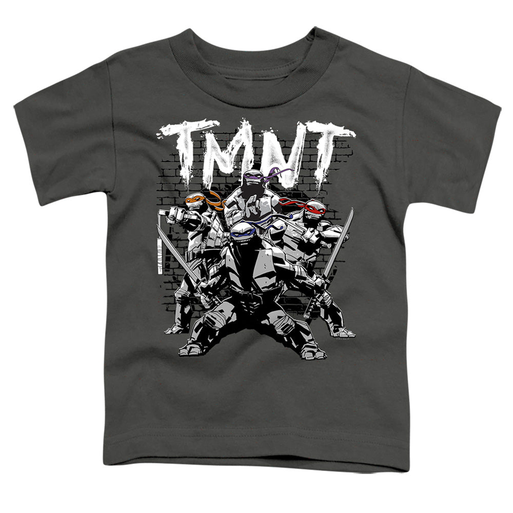 TEENAGE MUTANT NINJA TURTLES : TMNT TEAM S\S TODDLER TEE Charcoal MD (3T)