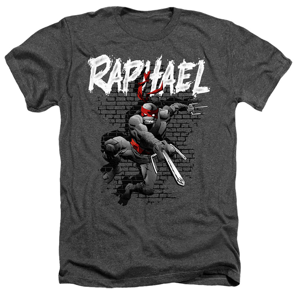 TEENAGE MUTANT NINJA TURTLES : TMNT RAPHAEL ADULT HEATHER Charcoal 2X