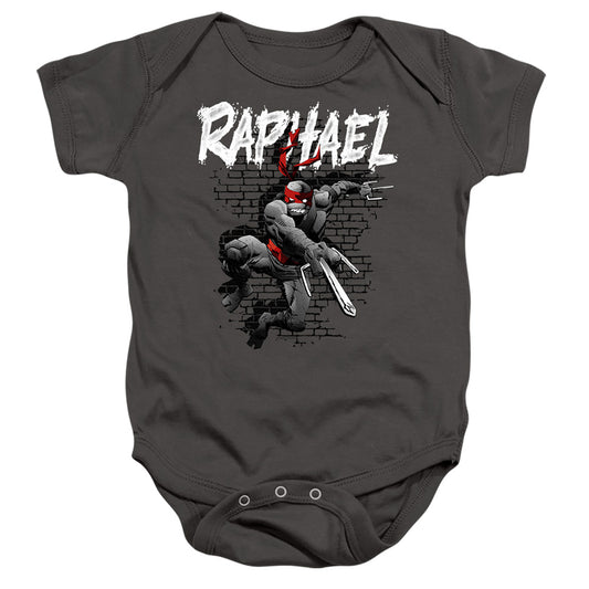 TEENAGE MUTANT NINJA TURTLES : TMNT RAPHAEL INFANT SNAPSUIT Charcoal LG (18 Mo)