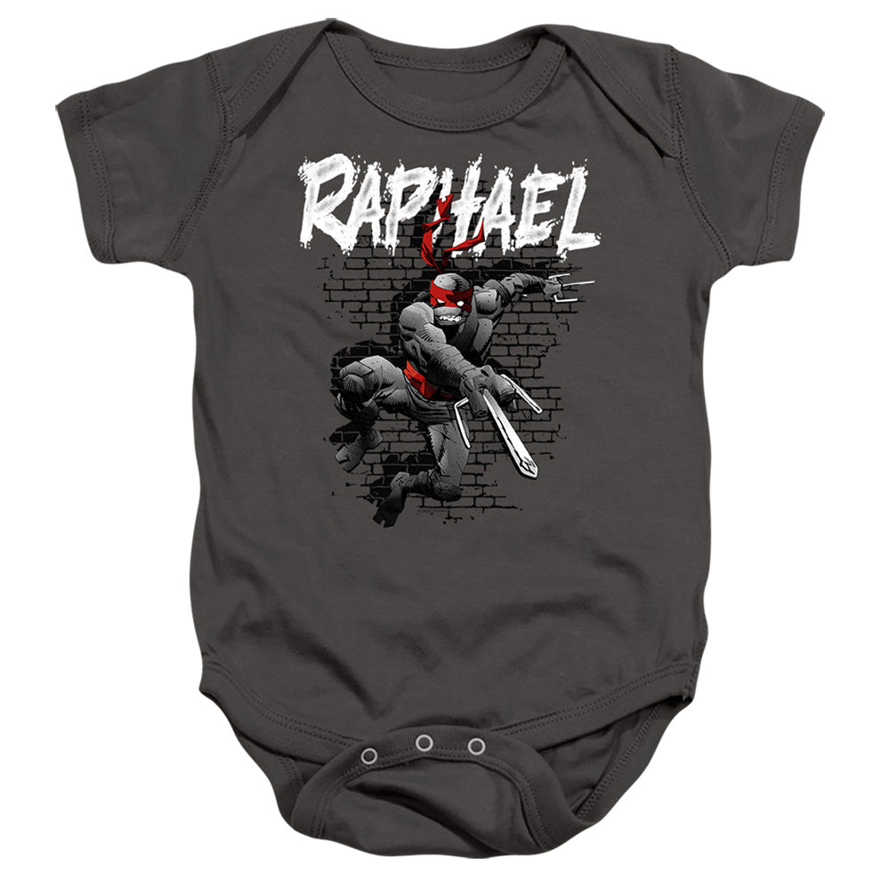 TEENAGE MUTANT NINJA TURTLES : TMNT RAPHAEL INFANT SNAPSUIT Charcoal MD (12 Mo)