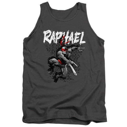 TEENAGE MUTANT NINJA TURTLES : TMNT RAPHAEL ADULT TANK Charcoal 2X