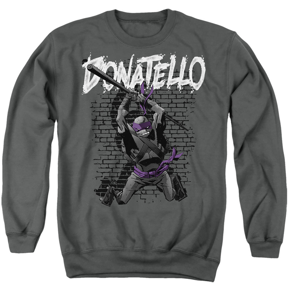 TEENAGE MUTANT NINJA TURTLES : TMNT DONATELLO ADULT CREW SWEAT Charcoal 2X