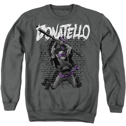 TEENAGE MUTANT NINJA TURTLES : TMNT DONATELLO ADULT CREW SWEAT Charcoal SM