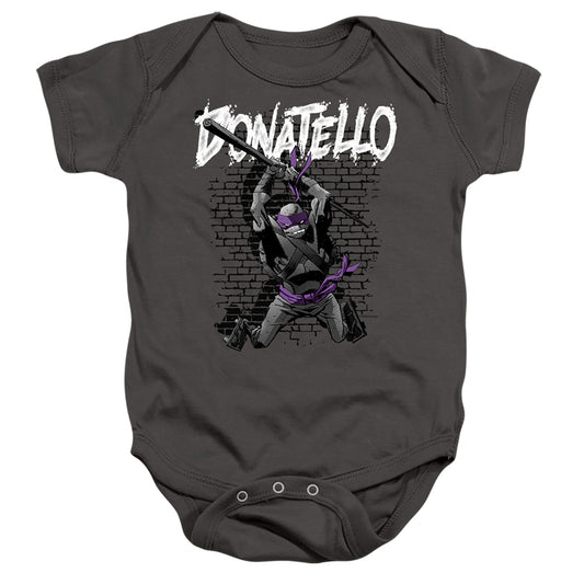 TEENAGE MUTANT NINJA TURTLES : TMNT DONATELLO INFANT SNAPSUIT Charcoal MD (12 Mo)