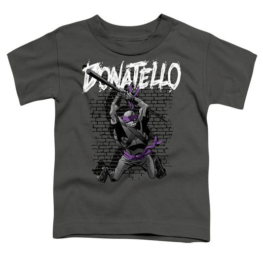 TEENAGE MUTANT NINJA TURTLES : TMNT DONATELLO S\S TODDLER TEE Charcoal LG (4T)