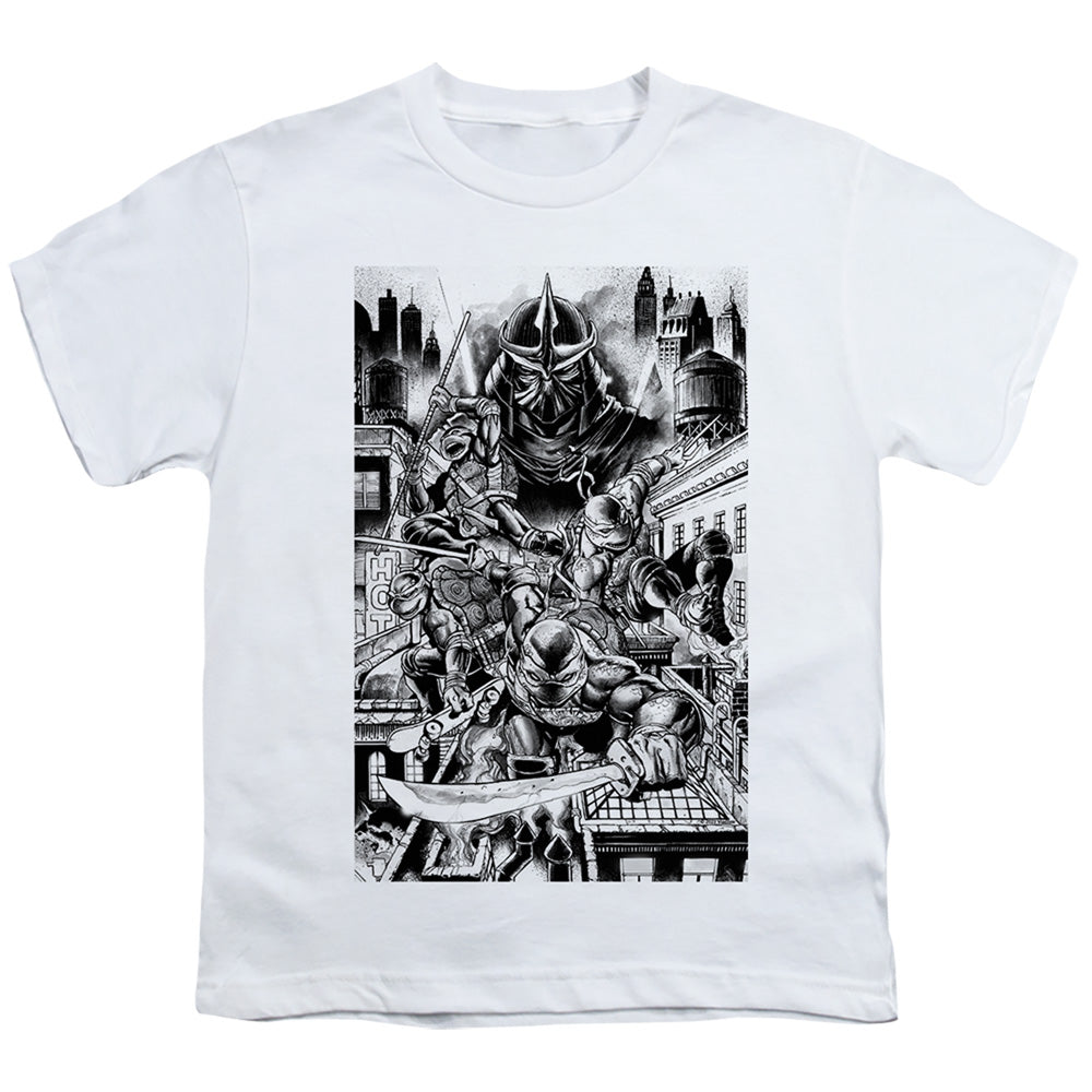 TEENAGE MUTANT NINJA TURTLES : TAKE DOWN SHREDDER S\S YOUTH 18\1 White XL