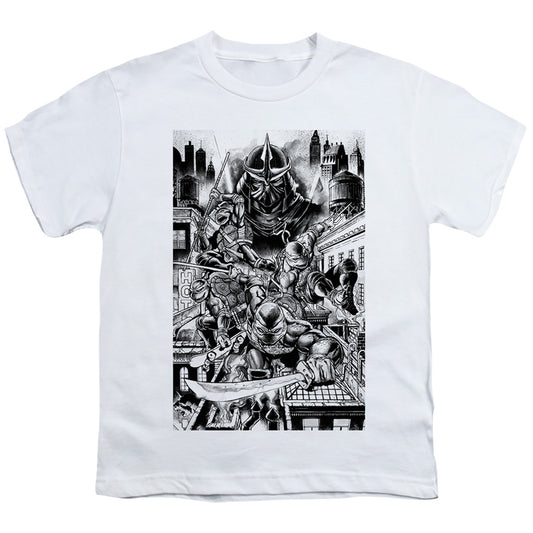 TEENAGE MUTANT NINJA TURTLES : TAKE DOWN SHREDDER S\S YOUTH 18\1 White XS