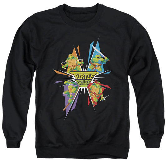 TEENAGE MUTANT NINJA TURTLES : TURTLE POWER ADULT CREW SWEAT Black 2X