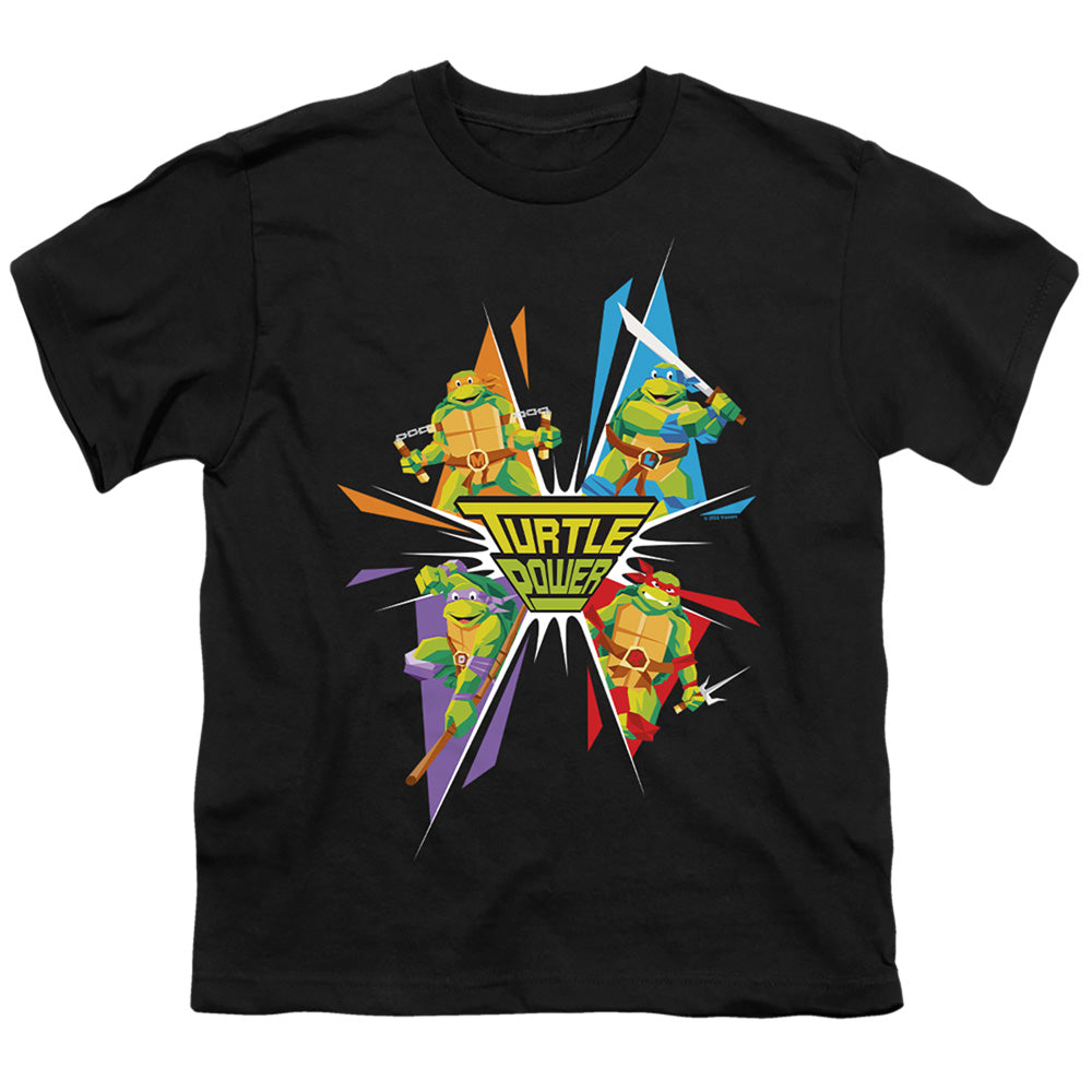 TEENAGE MUTANT NINJA TURTLES : TURTLE POWER S\S YOUTH 18\1 Black LG