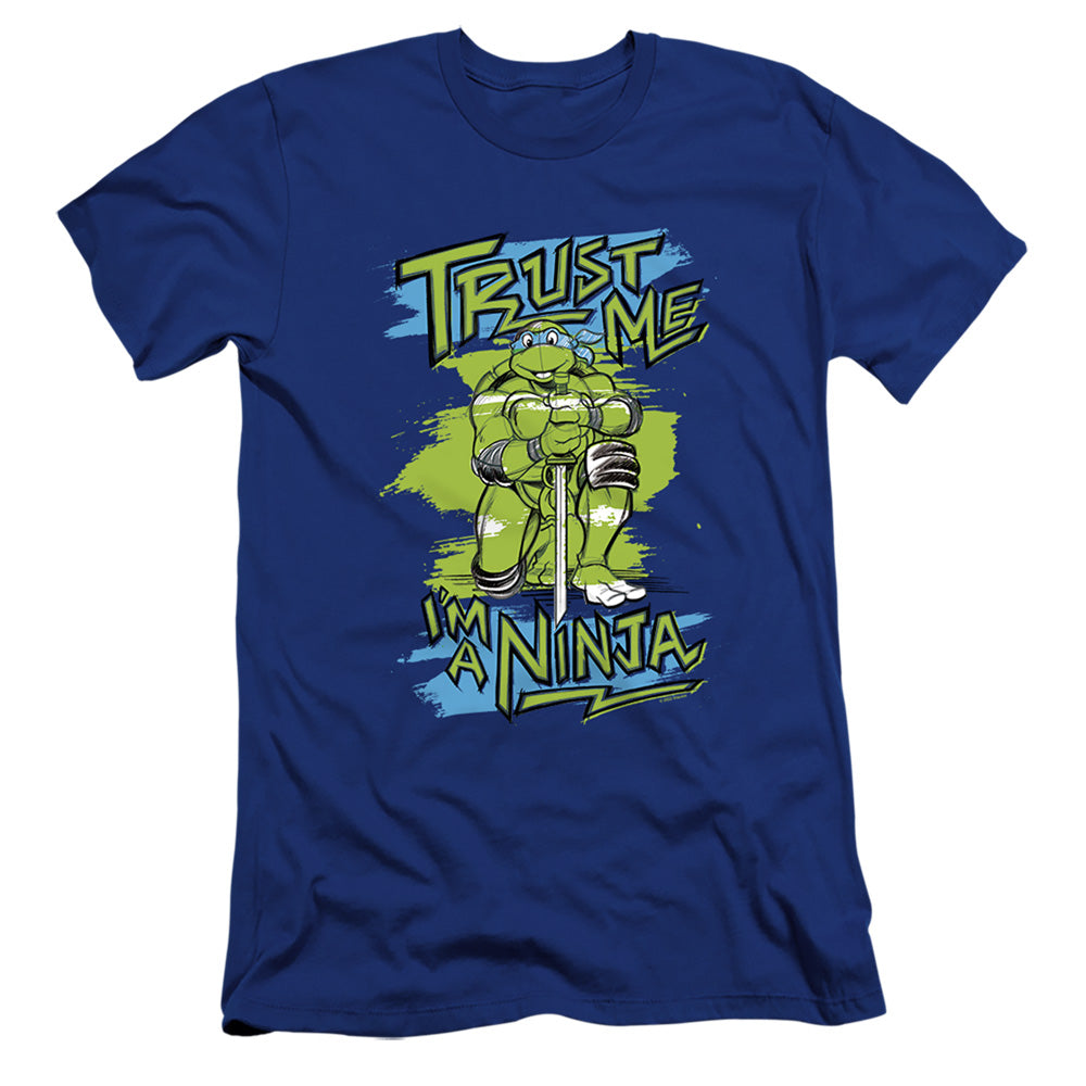 TEENAGE MUTANT NINJA TURTLES : TRUST ME, I'M A NINJA  PREMIUM CANVAS ADULT SLIM FIT 30\1 Royal Blue 2X