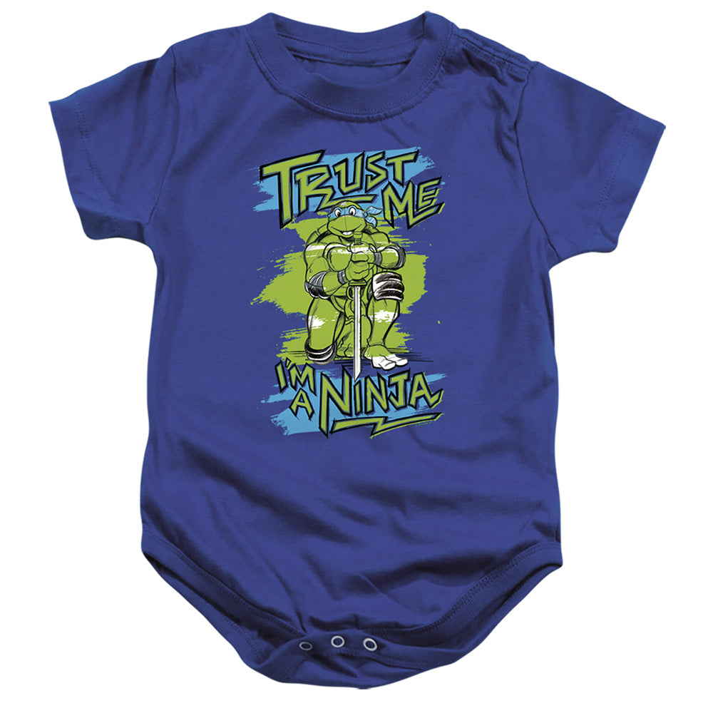 TEENAGE MUTANT NINJA TURTLES : TRUST ME, I'M A NINJA INFANT SNAPSUIT Royal Blue LG (18 Mo)