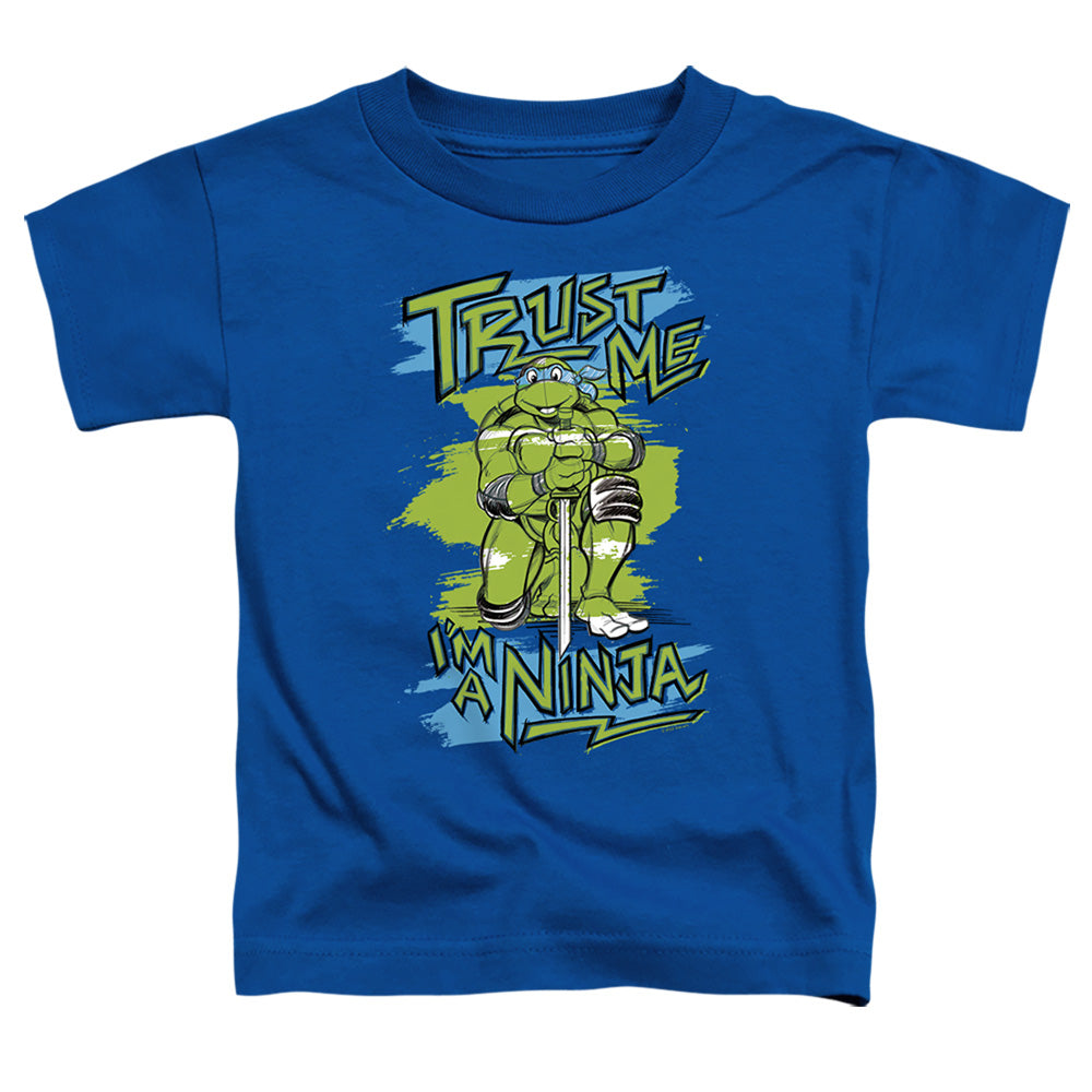 TEENAGE MUTANT NINJA TURTLES : TRUST ME, I'M A NINJA S\S TODDLER TEE Royal Blue LG (4T)