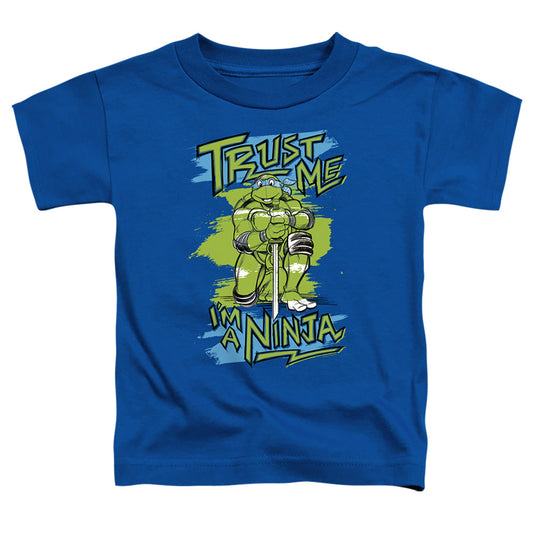 TEENAGE MUTANT NINJA TURTLES : TRUST ME, I'M A NINJA S\S TODDLER TEE Royal Blue LG (4T)