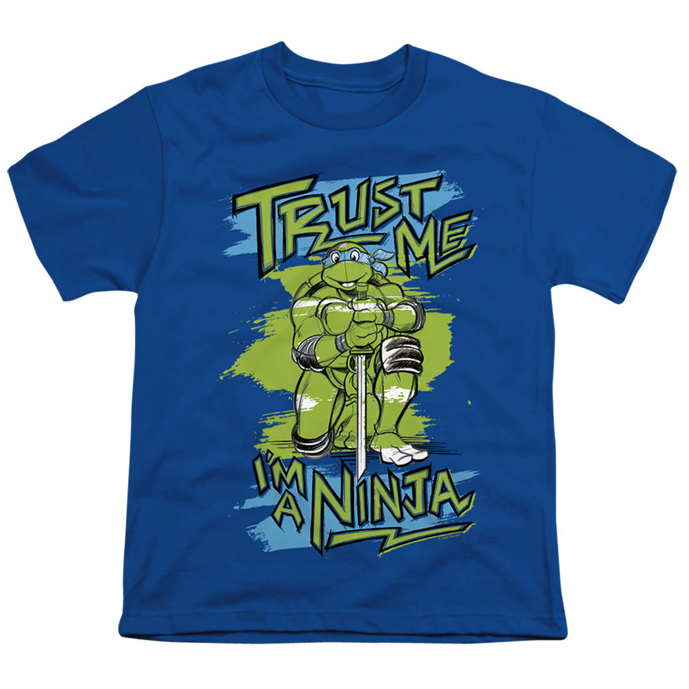 TEENAGE MUTANT NINJA TURTLES : TRUST ME, I'M A NINJA S\S YOUTH 18\1 Royal Blue LG