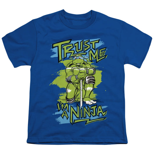 TEENAGE MUTANT NINJA TURTLES : TRUST ME, I'M A NINJA S\S YOUTH 18\1 Royal Blue LG