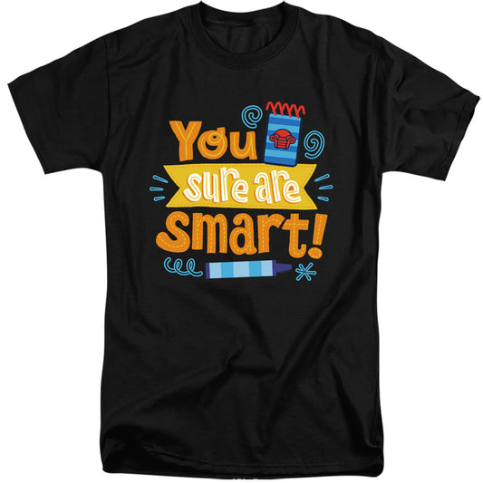 BLUE'S CLUES AND YOU : YOU SURE ARE SMART! ADULT TALL FIT SHORT SLEEVE Black 2X
