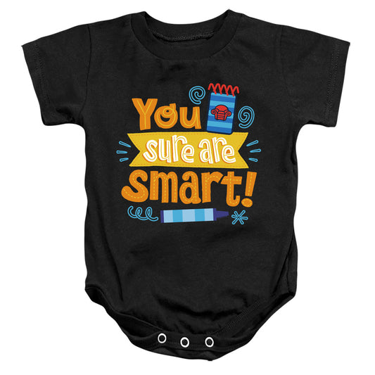 BLUE'S CLUES AND YOU : YOU SURE ARE SMART! INFANT SNAPSUIT Black MD (12 Mo)