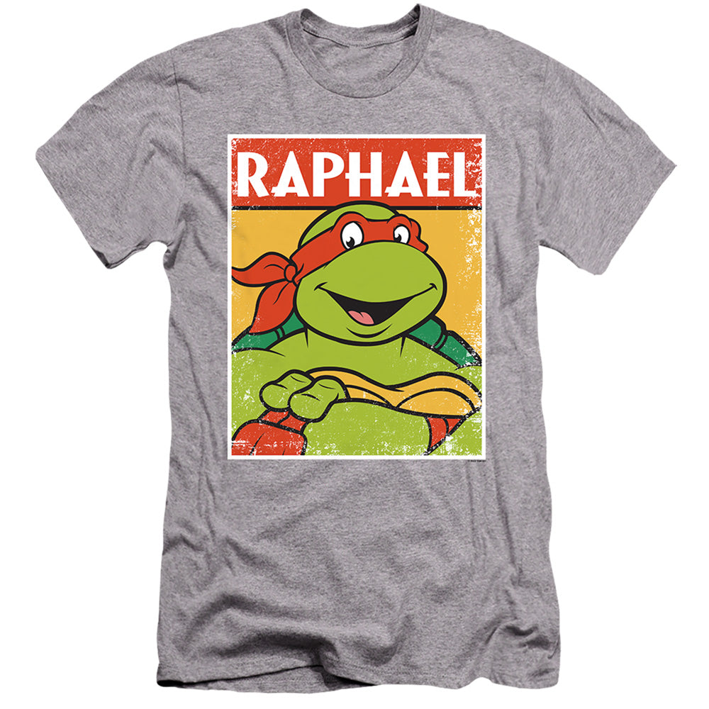 TEENAGE MUTANT NINJA TURTLES : TMNT RAPH  PREMIUM CANVAS ADULT SLIM FIT 30\1 Athletic Heather XL