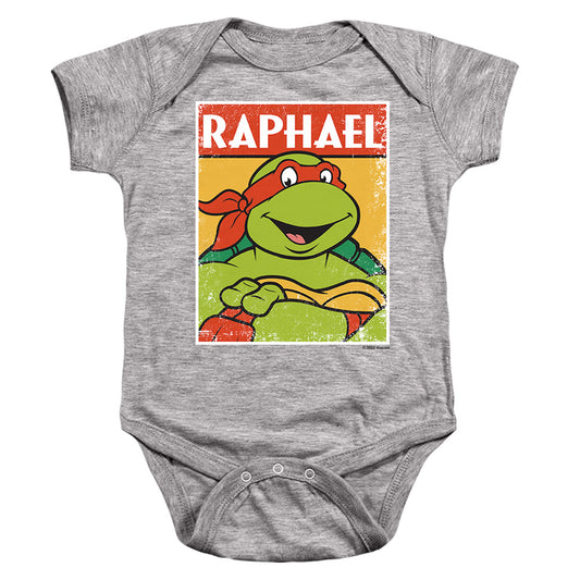 TEENAGE MUTANT NINJA TURTLES : TMNT RAPH INFANT SNAPSUIT Athletic Heather LG (18 Mo)