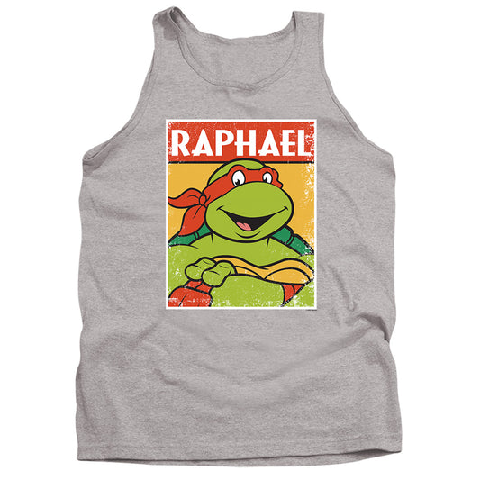 TEENAGE MUTANT NINJA TURTLES : TMNT RAPH ADULT TANK Athletic Heather 2X