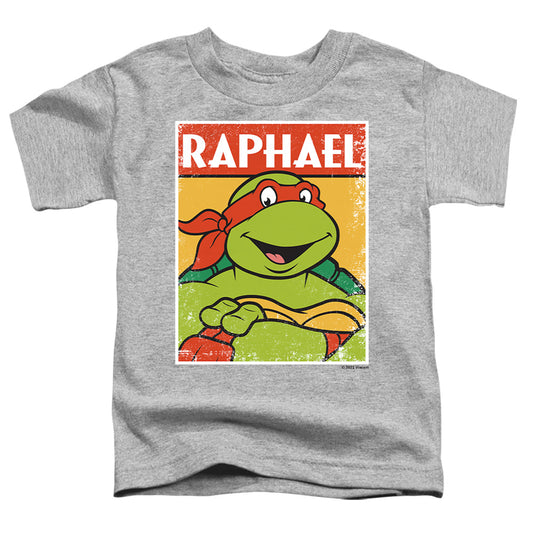 TEENAGE MUTANT NINJA TURTLES : TMNT RAPH S\S TODDLER TEE Athletic Heather LG (4T)