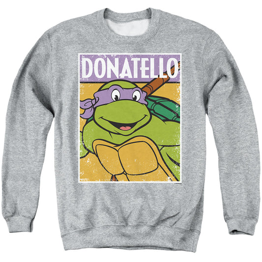 TEENAGE MUTANT NINJA TURTLES : TMNT DONNIE ADULT CREW SWEAT Athletic Heather MD