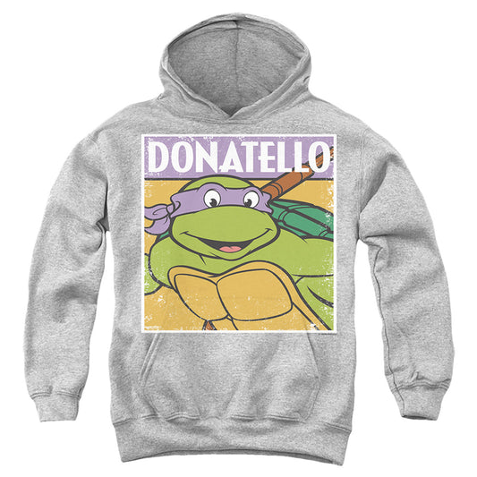 TEENAGE MUTANT NINJA TURTLES : TMNT DONNIE YOUTH PULL OVER HOODIE Athletic Heather LG