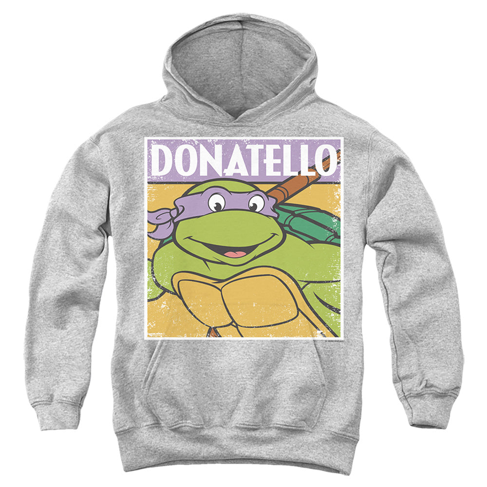 TEENAGE MUTANT NINJA TURTLES : TMNT DONNIE YOUTH PULL OVER HOODIE Athletic Heather MD