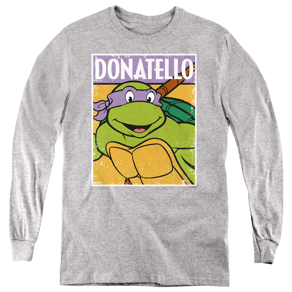 TEENAGE MUTANT NINJA TURTLES : TMNT DONNIE L\S YOUTH Athletic Heather LG