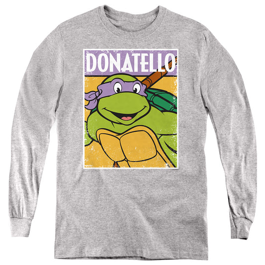 TEENAGE MUTANT NINJA TURTLES : TMNT DONNIE L\S YOUTH Athletic Heather LG