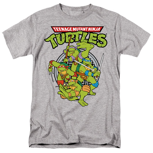 TEENAGE MUTANT NINJA TURTLES : TMNT GROUP S\S ADULT 18\1 Athletic Heather 2X